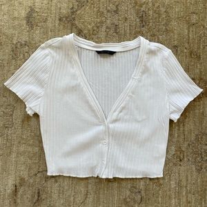 Shein White Crop Top, Size XS